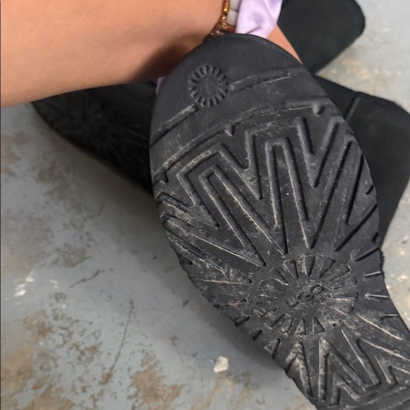 UGG Black Suede Boots, 8 - Picture 5 of 15